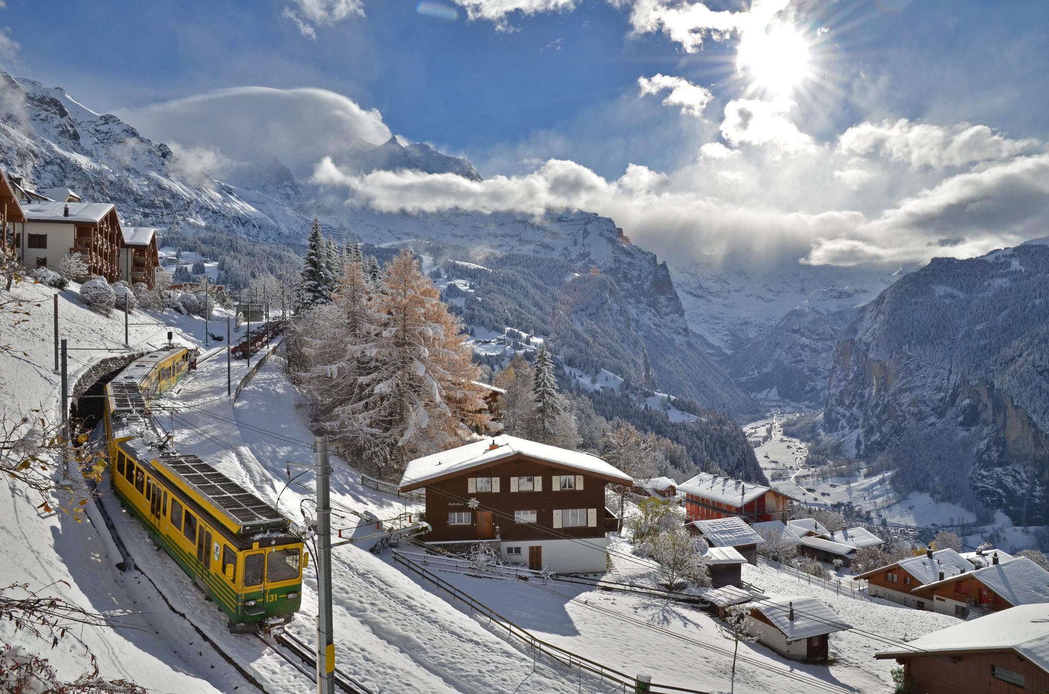 Wengen, Zwitserland - nascholing locatie